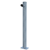 Barrier posts | Steel tube  76 x 2,6 mm | as door stopper | To be fixed by plugs